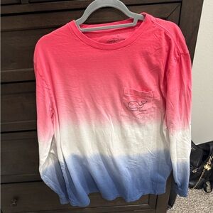 Vineyard Vines worn twice red white and blue long sleeve